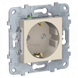 Изображение продукта Розетка Schneider Electric Unica New с/з со шторками 16A 250V 